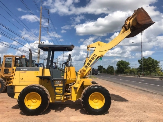 ขายรถตักล้อยาง KOMATSU WA100-3 แขนยาวพิเศษ รถนอกนำเข้าจากญี่ปุ่น สภาพสวยพร้อมใช้ มีVDOการทำงานครับ