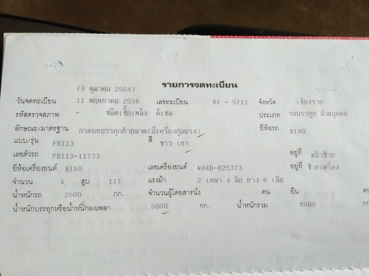 ขายครับหกล้อเทเลอร์