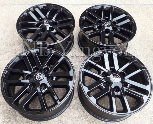 ล้อแม็ก วีโก้แชมป์ ขอบ17 ทำสีดำเงา