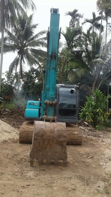 ขายรถขุดแบ็คโคSK140ซุปเปอร์ทำงาน 8พันช.ม ช่วงล่างโซ่ใหม่สภาพพร้อมใช้งาน เอกสารเล่มทะเบียน