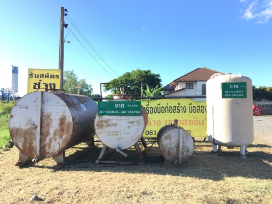 (ปิดการขาย) ถังน้ำมันขนาด 5000 ลิตร 3000 ลิตร 700 ลิตร