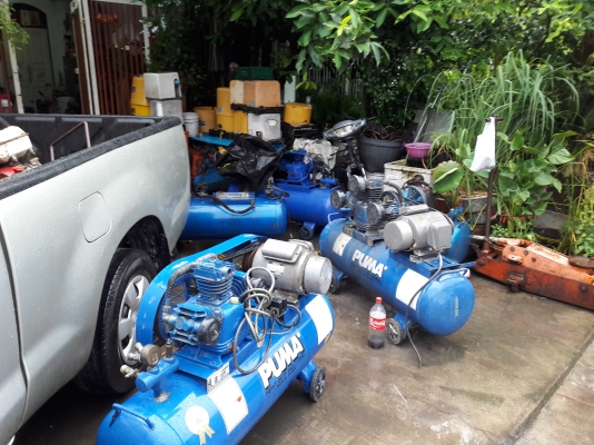 ขาย !! ปั้มลม.PUMA.ขนาด2แรง.มอเตอร์.ฮิตาชิ2สาย.สวยๆเดิมๆ