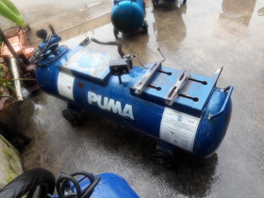 ขาย !! ถังลมPUMA.ขนาด2แรง.ความจุ148ลิตร.สภาพเดิม.พร้อมใช้