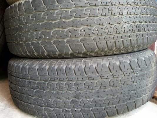 บริสโตน.245/70/16ปี4911 ไม่ปะไม่บวม ดอกยางเดิมๆ ชุด1800บ.สนใจ.0879050181.ส่งได้ทั่วไทย