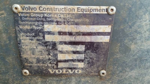 ขาย 1,295,000  VOLVO EC 210 B PRIME ทำงาน 4,xxx ชม. เครื่องดี ปั้มแรง โซ่หนา เอวแน่น ไฟฟ้าครบ เอกสารเล่มทะเบียน รถอยู่ จ.อุบลราชธานี  090-772-3710 090-772-3708