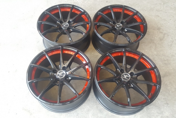 ขายล้อมือ2 YACHIYODA ขอบ17 ขลิปแดง 4รู100 4 ล้อ