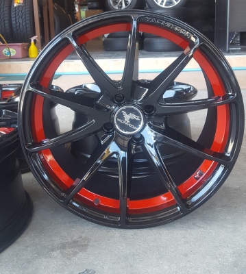 ขายล้อมือ2 YACHIYODA ขอบ17 ขลิปแดง 4รู100 4 ล้อ