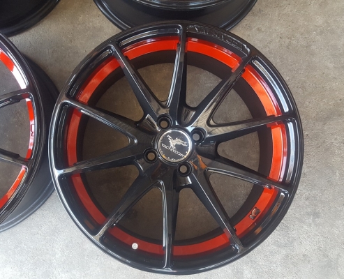 ขายล้อมือ2 YACHIYODA ขอบ17 ขลิปแดง 4รู100 4 ล้อ