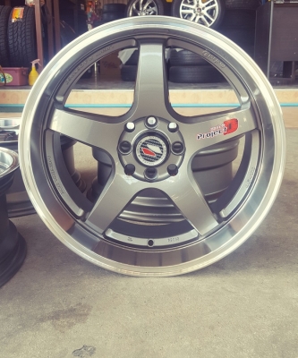 ขายล้อมือ2 Projet D ขอบ17 4รู100-114   4 ล้อ