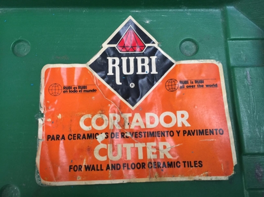 แท่นตัดกระเบื้อง cortador ts-30 เก่านอก