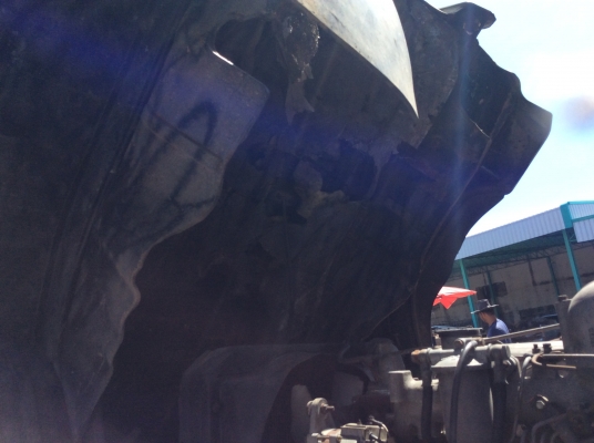 รถเทนเลอร์ ท้ายลาด 10 ล้อ 2 เพลา HINO FM186 เครื่อง EL191 แรง (รถผมเอง)