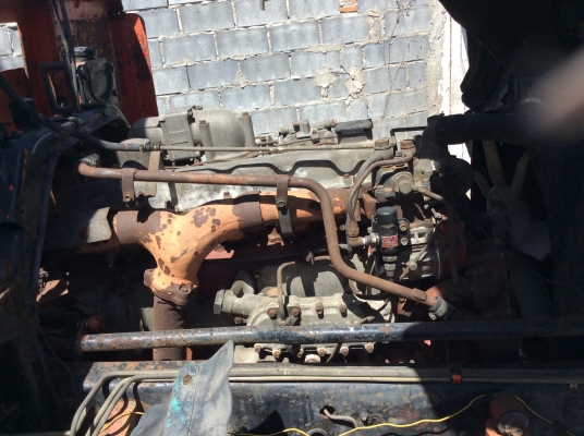 รถเทนเลอร์ ท้ายลาด 10 ล้อ 2 เพลา HINO FM186 เครื่อง EL191 แรง (รถผมเอง)