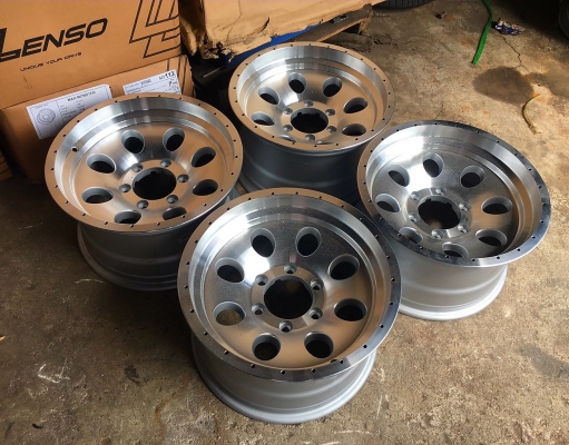 ขายล้อ หยดน้ำ LENSO แท้ ขอบ 16 กว้าง 9" ออฟ 0 สวยๆ
