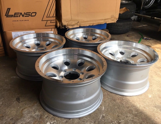 ขายล้อ หยดน้ำ LENSO แท้ ขอบ 16 กว้าง 9" ออฟ 0 สวยๆ