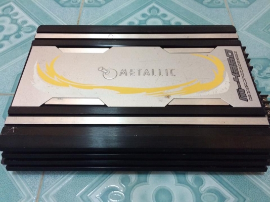 แอมป์คลาสเอบี4ch METALLIC m4350 มือสองสภาพสวย ใช้งานปกติ เสียงดีมากๆ ขับกลางแหลม4-6ดอกได้ ขาย 1850 บาท สนใจ0892425454 อยู่สระบุรี