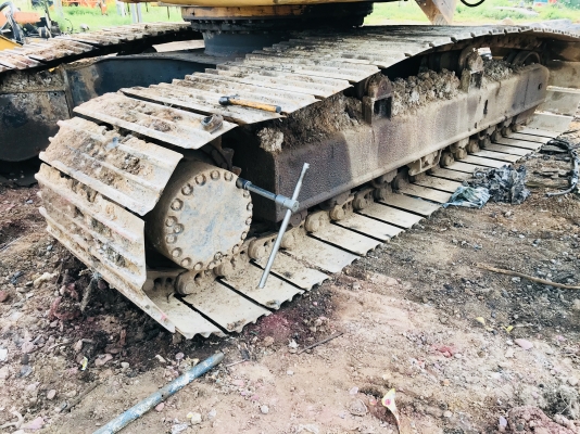 ขายโซ่พร้อมแผ่น ถอดจากKOMATSU PC20016