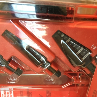 Step Drill Milwaukee 48-89-9221 จำนวน3ดอก Made in USA