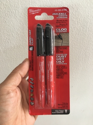 ชุดสว่านไร้สายไร้แปรงถ่าน Milwaukee 2897-22 มีสว่านกระแทกและสว่านไขควง แบ็ต5.0แอมป์ แถมปากกาเมจิค InkZall 2ด้าม