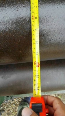 เครื่องม้วนเหล็กญี่ปุ่น หน้ากว้าง 2000 มม ม้วนหนา 25 มม เพลาตัน 12" หัวเพลาม้วนแป้ปได้ นน 7000 kg เก่านอกพร้อมใช้