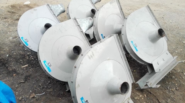 โบวเวอร์รอบจัดแรงดันสูง SIEMENS Made in GERMANY 3 HP 2860 RPM 380V ใบพัดอลูมิเนียมห้องลมแคบแรงดันลมสูง