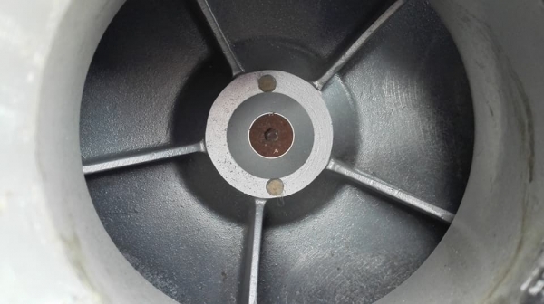 โบวเวอร์รอบจัดแรงดันสูง SIEMENS Made in GERMANY 3 HP 2860 RPM 380V ใบพัดอลูมิเนียมห้องลมแคบแรงดันลมสูง