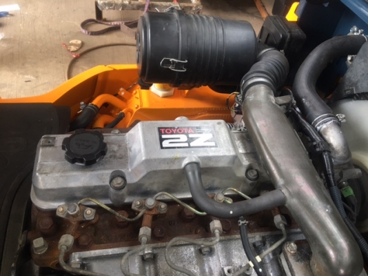 ขายรถโฟลคลิฟท์ TOYOTA  7FD25  , เสายกสูง 5 เมตร , เครื่องยนต์ดีเซล 2Z ,งาปรับคว่ำหงาย , ปุ้งกี๋ทรงโค้งปากกว้าง 1.7 เมตร , รถนำเข้าแท้จากญี่ปุ่น 100\%  ( รถไม่เคยใช้งานในเมืองไทย นำเข้าจากญี่ปุ่น )