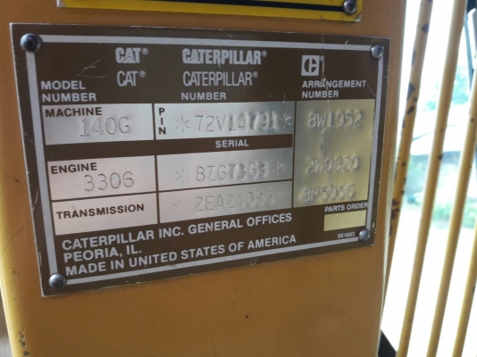 Cat 140G สวยจัด สภาพเยี่ยม