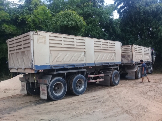 ขายรถบรรทุกพ่วง HINO MEGA 344 ปี 52 สวยเดิมกะบะสามมิตรแม่ลูก