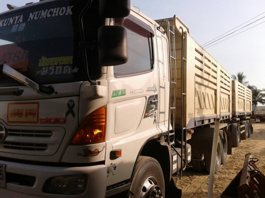 ขายรถบรรทุกพ่วง HINO MEGA 344 ปี 52 สวยเดิมกะบะสามมิตรแม่ลูก