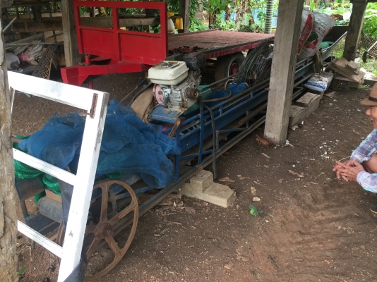 เทรลเลอร์บรรทุกหนักเชสซีแหนบ 8 ล้อ  พร้อมเครื่องขึ้นมันฯ ใช้น้อย ยางสวยๆ