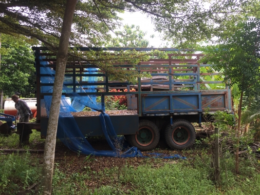 เทรลเลอร์บรรทุกหนักเชสซีแหนบ 8 ล้อ  พร้อมเครื่องขึ้นมันฯ ใช้น้อย ยางสวยๆ