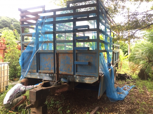 เทรลเลอร์บรรทุกหนักเชสซีแหนบ 8 ล้อ  พร้อมเครื่องขึ้นมันฯ ใช้น้อย ยางสวยๆ