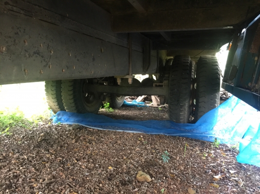 เทรลเลอร์บรรทุกหนักเชสซีแหนบ 8 ล้อ  พร้อมเครื่องขึ้นมันฯ ใช้น้อย ยางสวยๆ