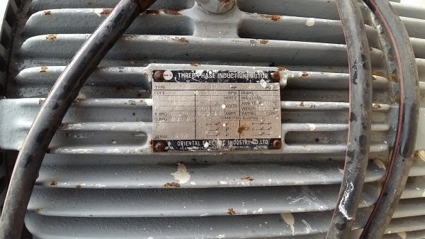 ขาย พัดลมโบว์เวอร์ 10แรงไฟ 380โวล ใช้งานได้เลยค่ะ