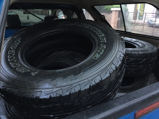 ยาง All Dunlop 30 9.5 R15 กลางปี15 ดอกเต็ม ใช้ยาว ราคาไม่แพง ยาง All Dunlop 30 9.5 R15 กลางปี15 ดอกเต็ม ใช้ยาว ราคาไม่แพง