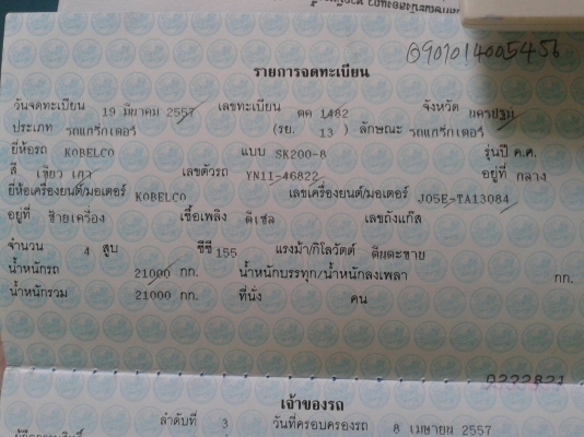 ขายรถแบคโฮ KOBELCO SK200-8 YN11 ราคา 1,450,000 บาท รถภาคกลาง