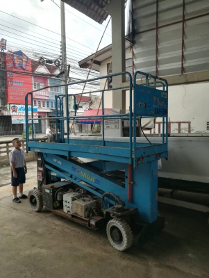 รถกะเช้าไฟฟ้ายกได้สูง5.50เมตรพร้อมใช้งานปกติเก่าญี่ปุ่นเดินหน้าถ้อยหลังเลี้ยวปกติ  ราคา 48,000บาท