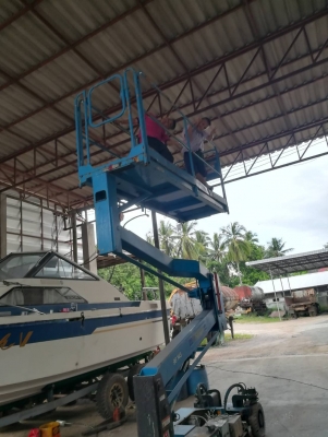 รถกะเช้าไฟฟ้ายกได้สูง5.50เมตรพร้อมใช้งานปกติเก่าญี่ปุ่นเดินหน้าถ้อยหลังเลี้ยวปกติ  ราคา 48,000บาท