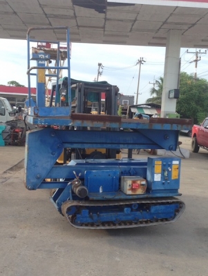 รถกระเช้าตีนตะขาบ TAKAGI ยกสูง 4เมตร เช็คให้พร้อมใช้งาน แบตใหม่