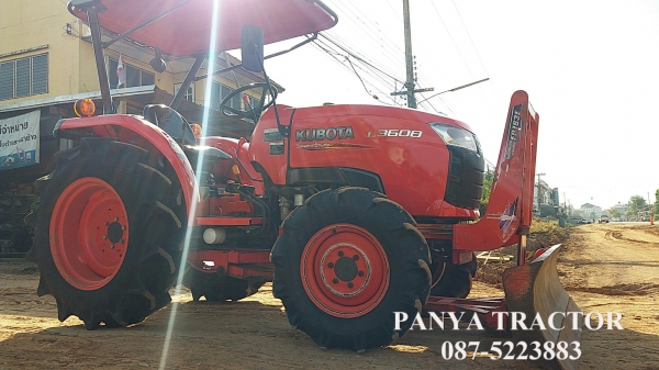 รถเข้าใหม่#ปัญญาแทรคเตอร์..จัดมาให้ครับ ด่วน 290,000 บาท.คูโบต้าL3608 ใบมีดคานล่างFD163 พร้อม ผานพรวน6&times;22 สภาพเดิมๆพร้อมใช้ จัดส่งจังหวัดภูเก็ต