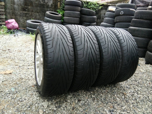 ขายแม็กโตโยต้า วีโก้ แชมป์ 6รูขอบ17 พร้อมยางMAXXIS 225/55R17 ปี12 สวยๆ จำนวน 1 ชุด พร้อมแท้24 ตัว
