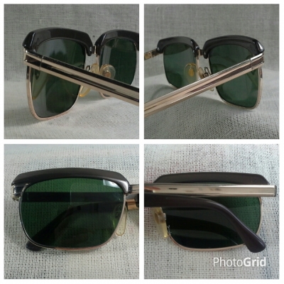 แว่นตาเทพเจ้าของชาวเยอรมัน ยุค &#039;60s โกลด์ฟิลด์ 10 K คลับมาสเตอร์โมเดล ! Vintage RODENSTOCK hand