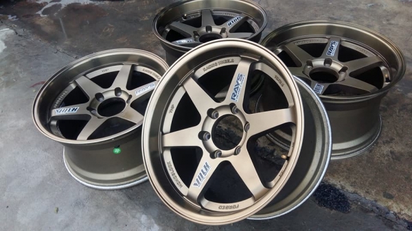 ขายล้อแม็กมือ2 te37 18"× f9.5" et20 x r10.5" et25 6รู139.7 งานtnp ขายล้อแม็กมือ2 te37 18"× f9.5" et20 x r10.5" et25 6รู139.7 งานtnp