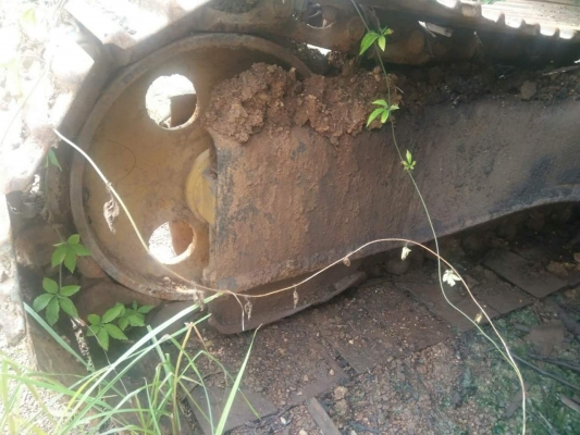 รถแบคโฮPC120-3 หัวคีบไม้ ใช้งานได้ รถแบคโฮPC120-3 หัวคีบไม้ ใช้งานได้