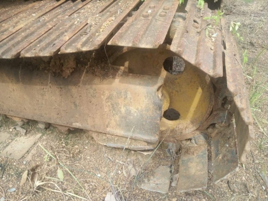 รถแบคโฮPC120-3 หัวคีบไม้ ใช้งานได้ รถแบคโฮPC120-3 หัวคีบไม้ ใช้งานได้