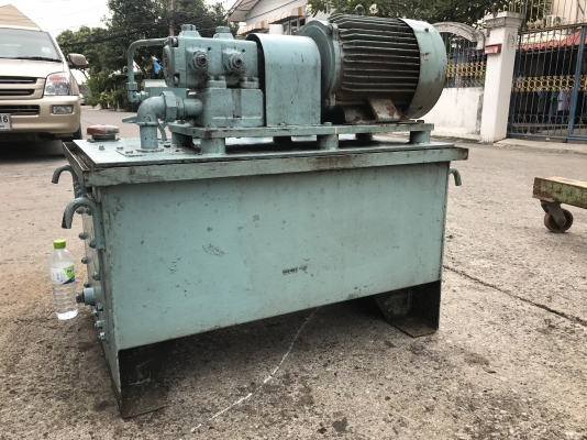 ขายปั้มน้ำมันไฮโดรลิค หัวปั้ม 2ตอน Nachi made in Japan ขนาดมอเตอร์ mitsubishi 10HP. 380V สภาพดีเดิมๆ หมุนนิ่ม พร้อมใช้งาน