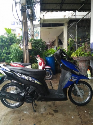 Honda Click play สีน้ำเงิน ดำ รถสวย สภาพดี พร้อมใช้