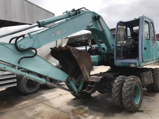 "550,000"ขาย KOBELCO SK100W  เครื่อง ปั๊มดี ระบบไฟฟ้าครบ รถสวยพร้อมใช้เอกสารเล่มทะเบียน
