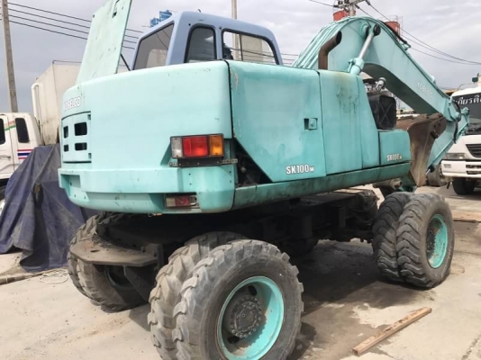 "550,000"ขาย KOBELCO SK100W  เครื่อง ปั๊มดี ระบบไฟฟ้าครบ รถสวยพร้อมใช้เอกสารเล่มทะเบียน