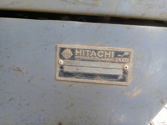 HITASHI ZS 200-1 ใช้งาน 10761ช.ม เอกสารเล่มทะเบียน